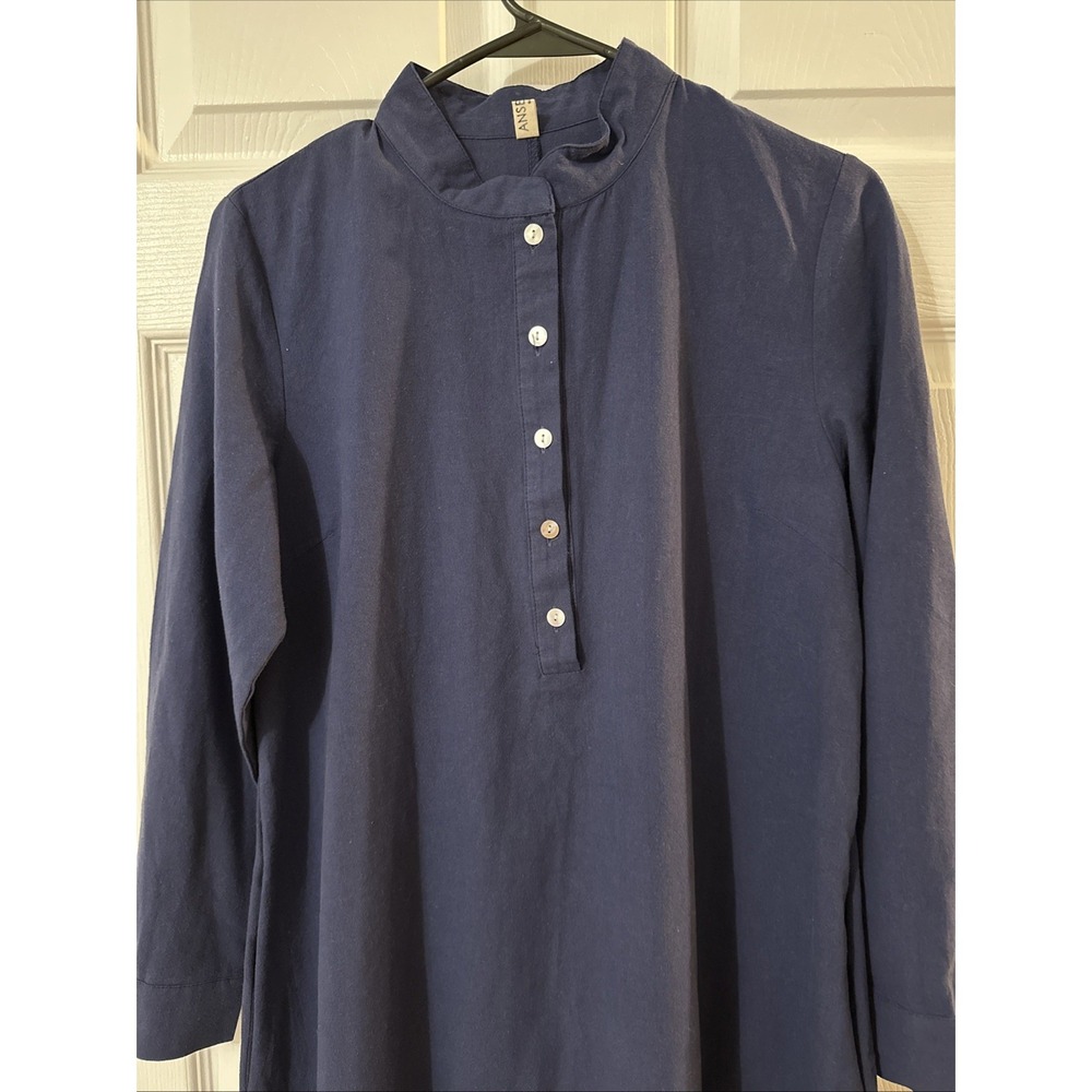 Anself Navy Long Sleeve Dress New - Picture 2 of 12